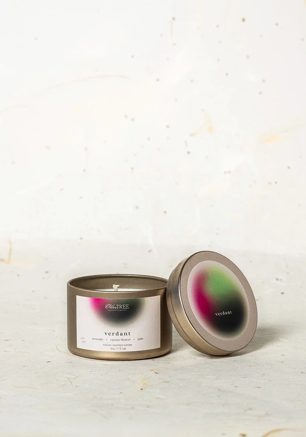 Verdant soy candle, 4 oz — hand poured by Olive Tree Candle Co.