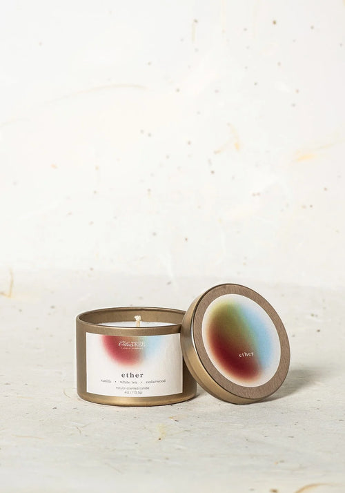 Ether soy candle, 4 oz — hand poured by Olive Tree Candle Co.