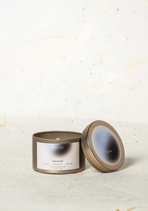 Basalt soy candle, 4 oz — hand poured by Olive Tree Candle Co.
