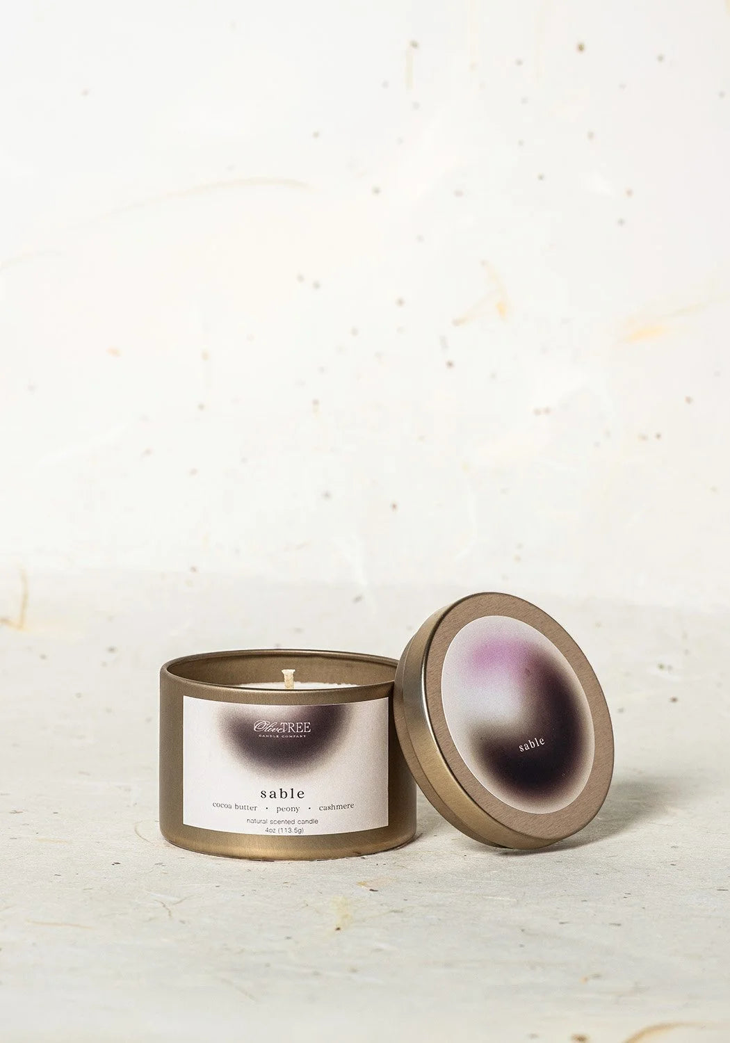 Sable soy candle, 4 oz — hand poured by Olive Tree Candle Co.